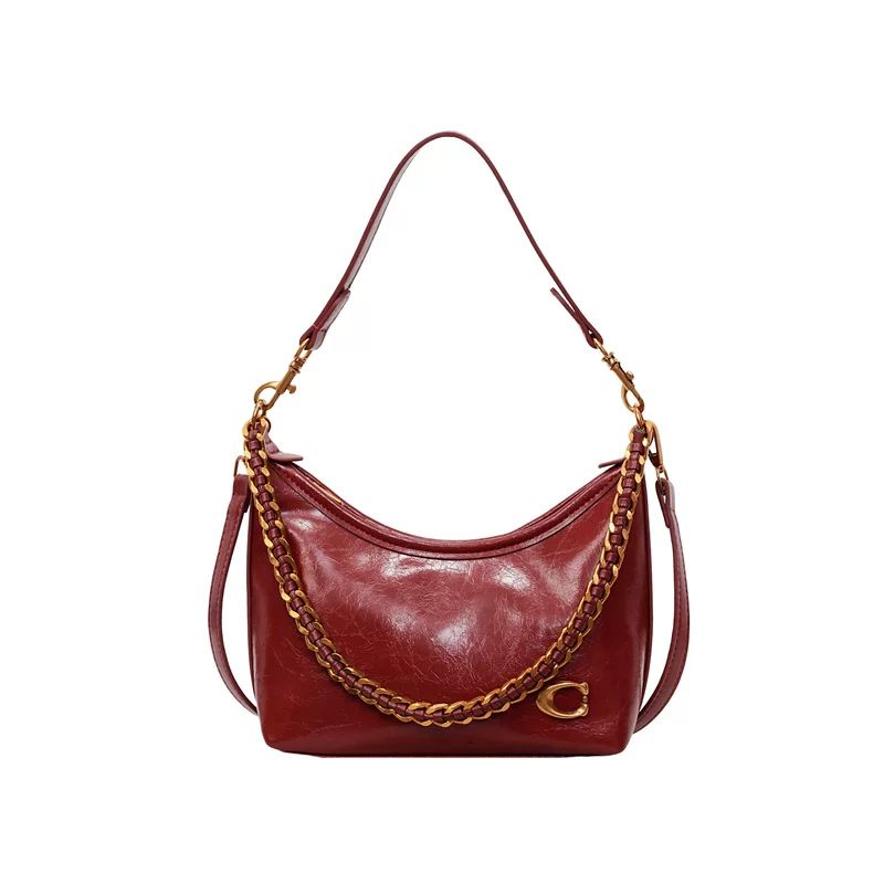 Versatile Shoulder Crossbody Bag - Red